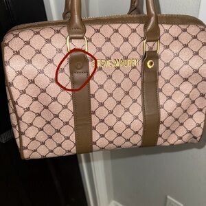Steve Madden Pink and Brown Satchel